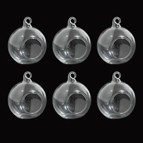 6pcs pas de bougie-8cm