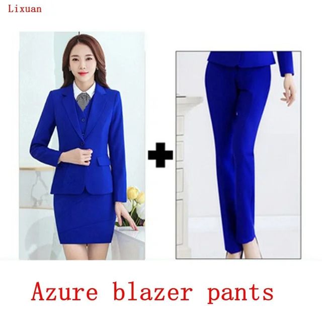 Azure Blazer Pants