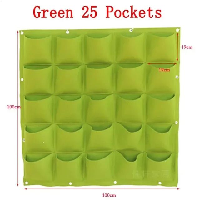 Green 25 poches