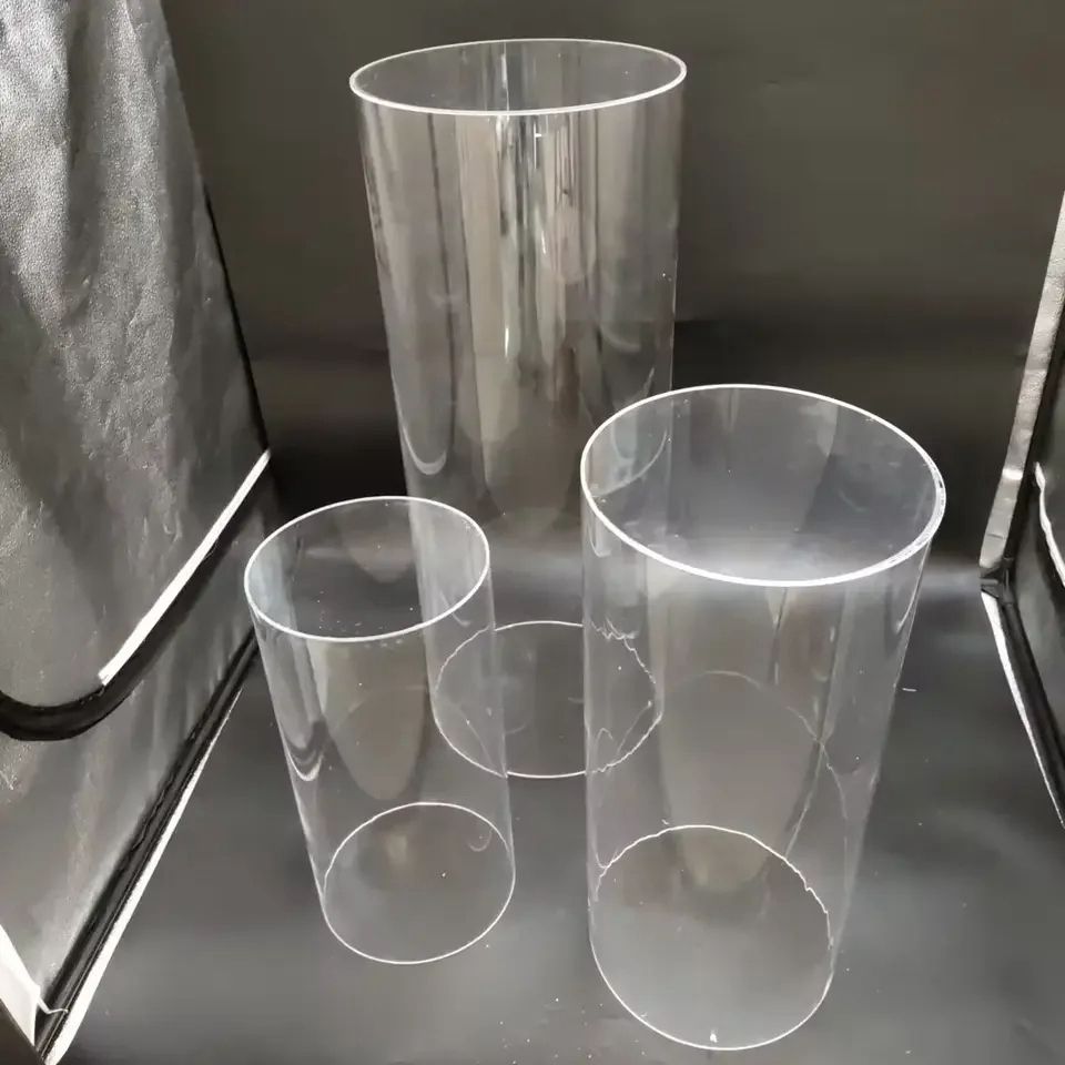 3 pezzi un set acrilico trasparente