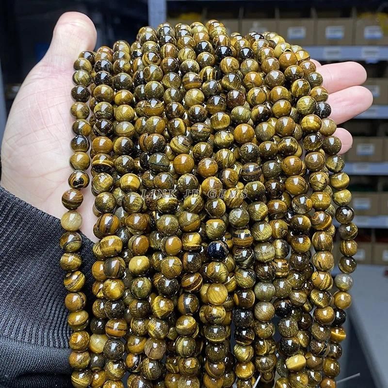 1a Yellow Tiger Eye 4mm ca 90 st