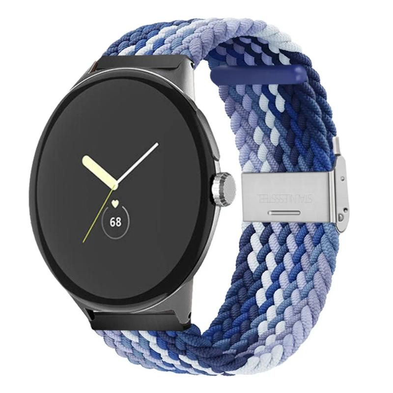 Google Pixel Watch blauw-wit