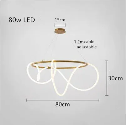 コールドホワイト6000Kラウンド80 cm