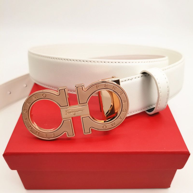 Ceinture blanche + boucle or