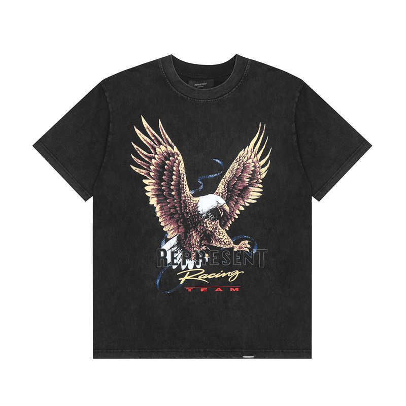 Little Eagle Letter - Wash Black 1055