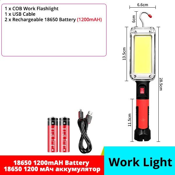 Package c 2400mah-Usb Flashlight