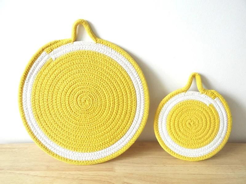 Rond 30cm Jaune Citron