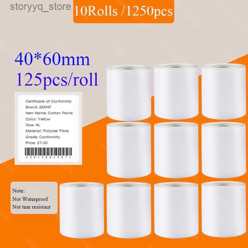 10 Rolls 40x60mm