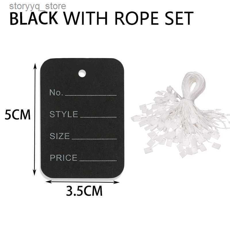 Black with Rope Set-100pcs