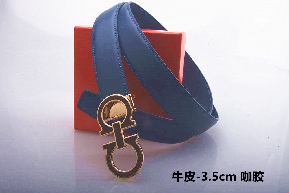 blue belt + gold buckle