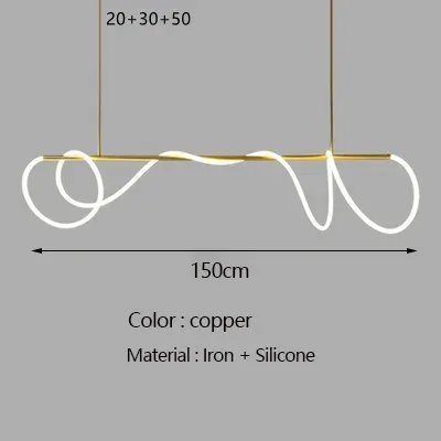 Neutralt ljus 4000k guld 150 cm