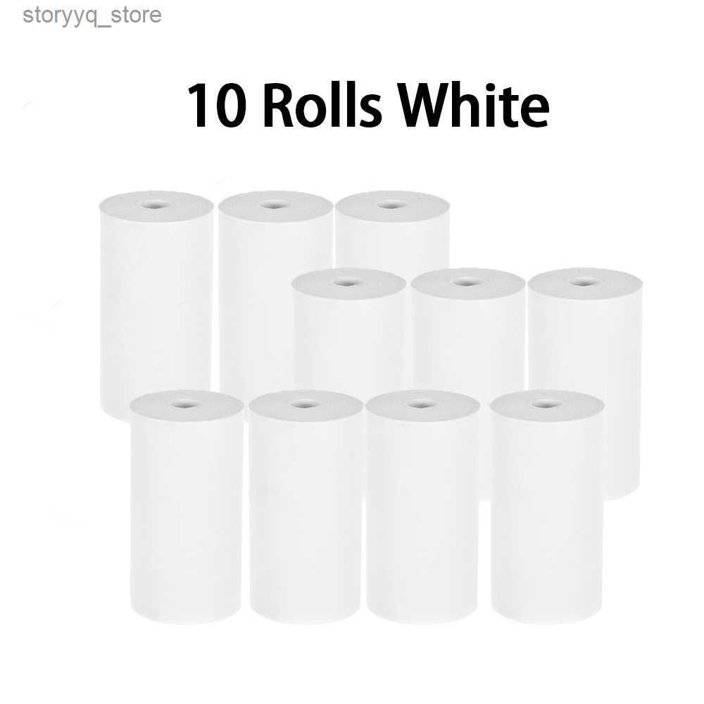 10 Rollen Weiß