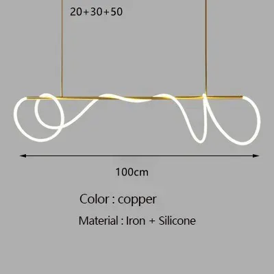 Neutralt ljus 4000k guld 100 cm