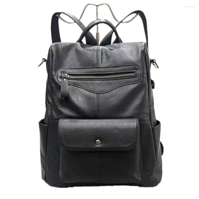 Schwarzer Rucksack