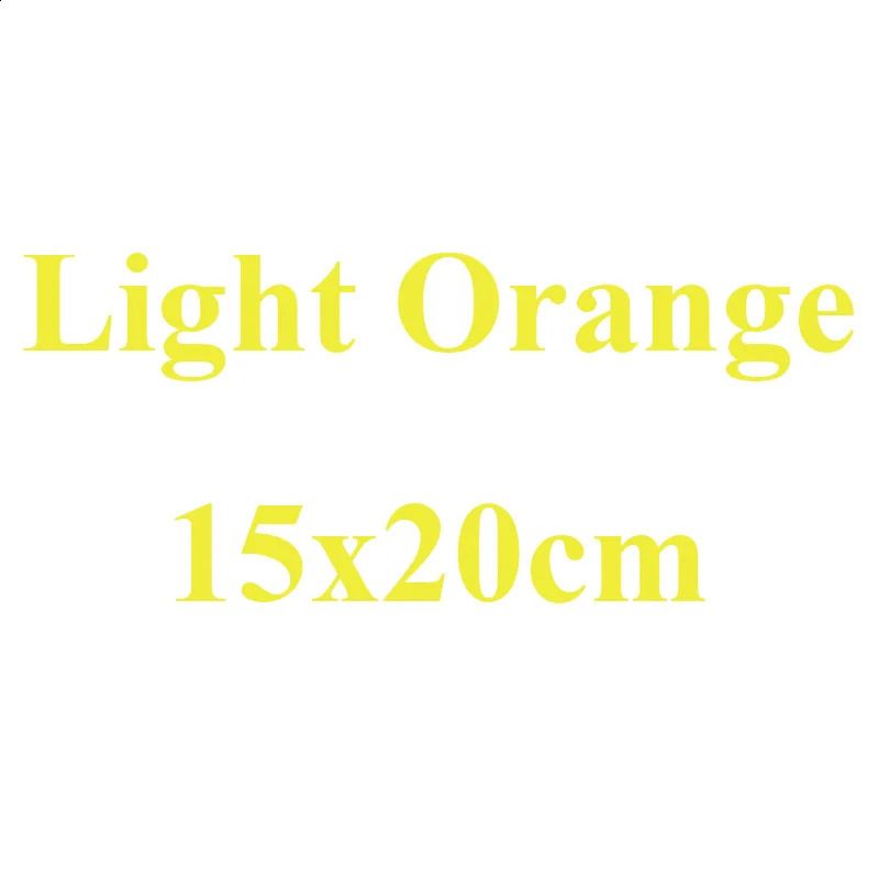 15x20cm Luz naranja