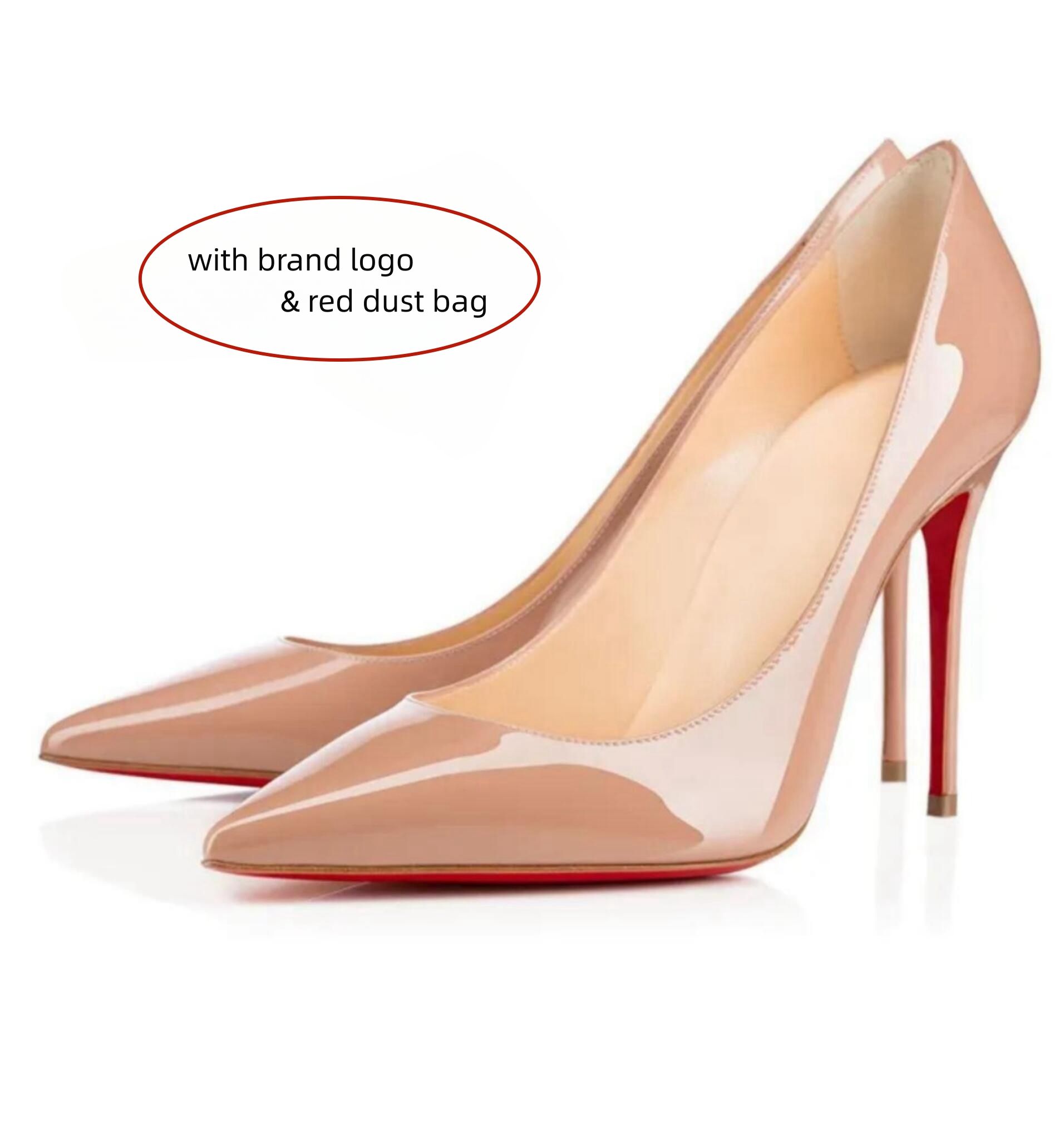 nude patent leather