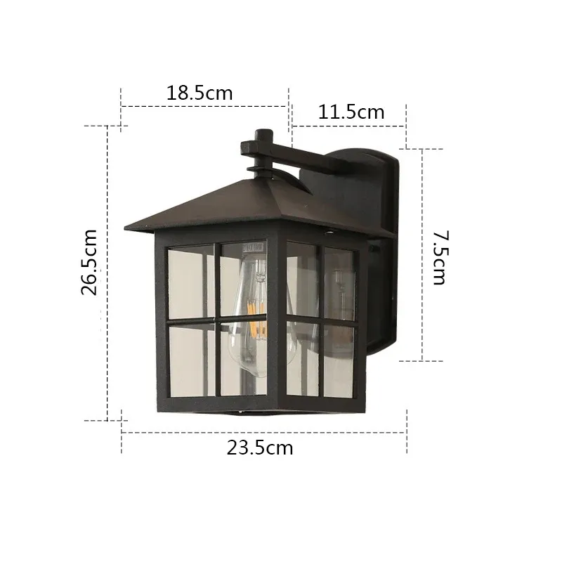 Czarny bez E27 Bulb