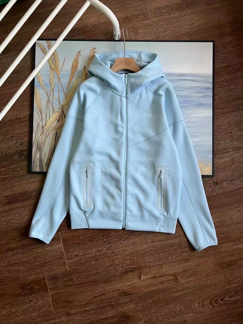 Blixtlås hoodie 3