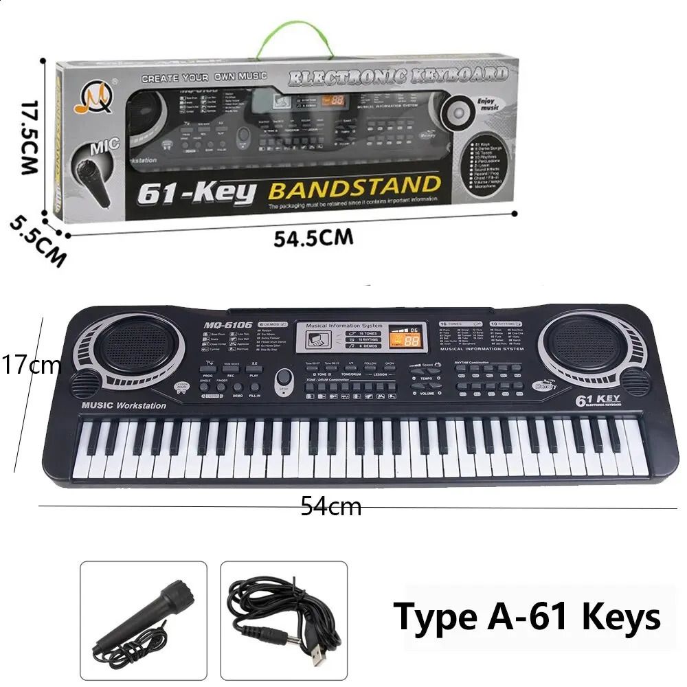 Type A- 61keys-black