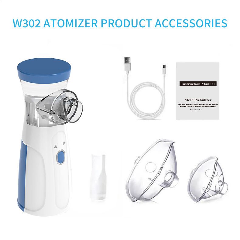 W302 Atomizer 블루 포트 가능한 핸드 헬드 a