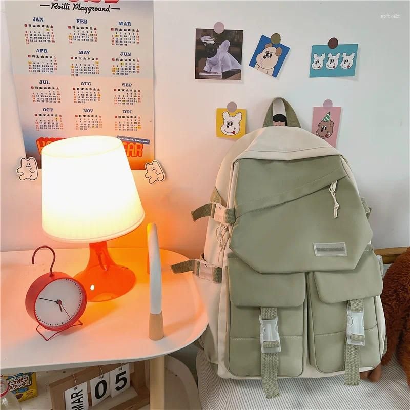 green only backpack