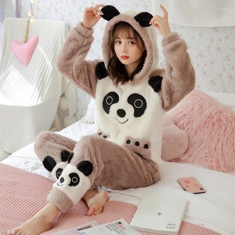 panda blanc marron