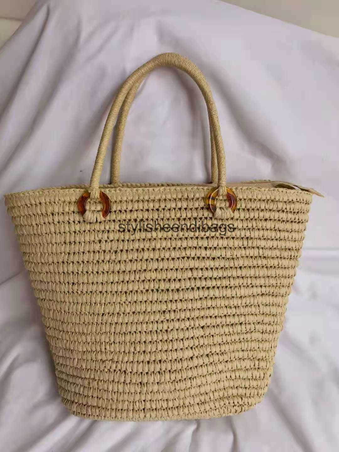 Beige Handtasche