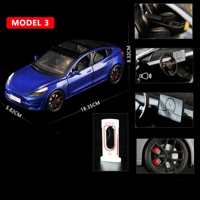 Model 3 blauw