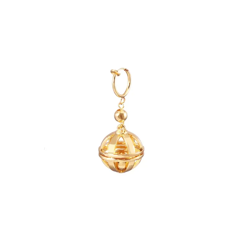 ball ear clip gold