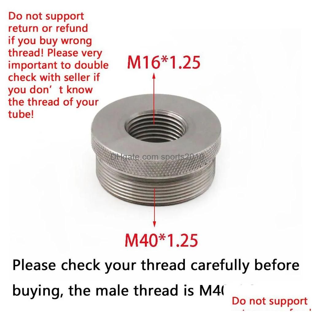 M16X1.25 To M40X1.25