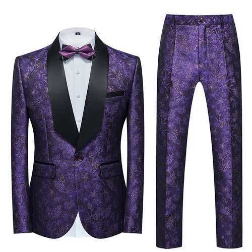 2 Pcs Set Purple