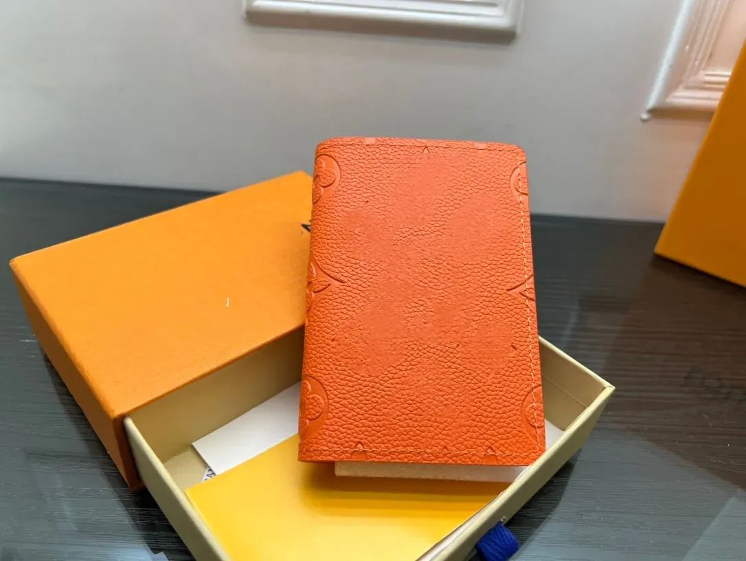 Orange card holder
