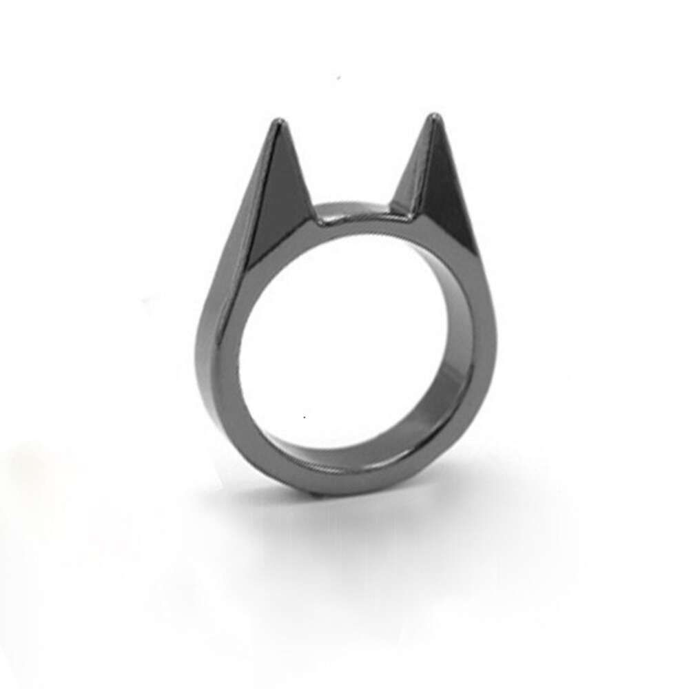 Cat Ear Ring (gun Black)