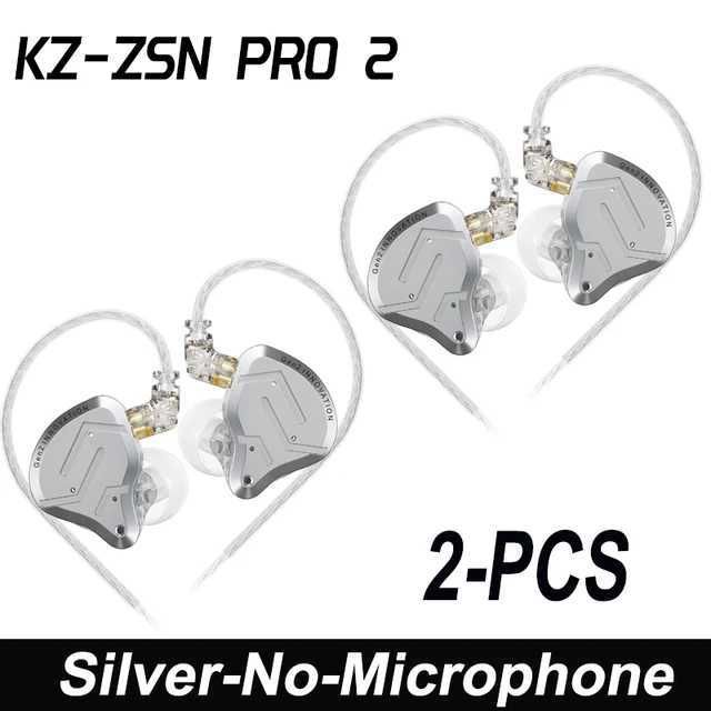 Silver-No-MIC-2PCS
