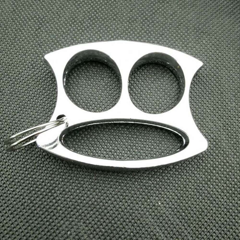 Flat Buckle Two Finger Silver P84