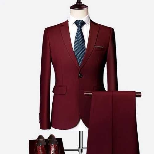 2 Pcs Set Wine Red