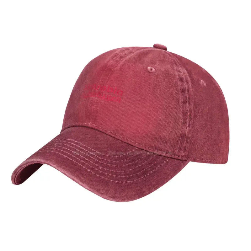 Cap de jeans vermelho