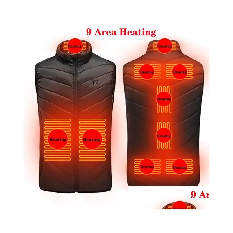 9 Areas Heated Black