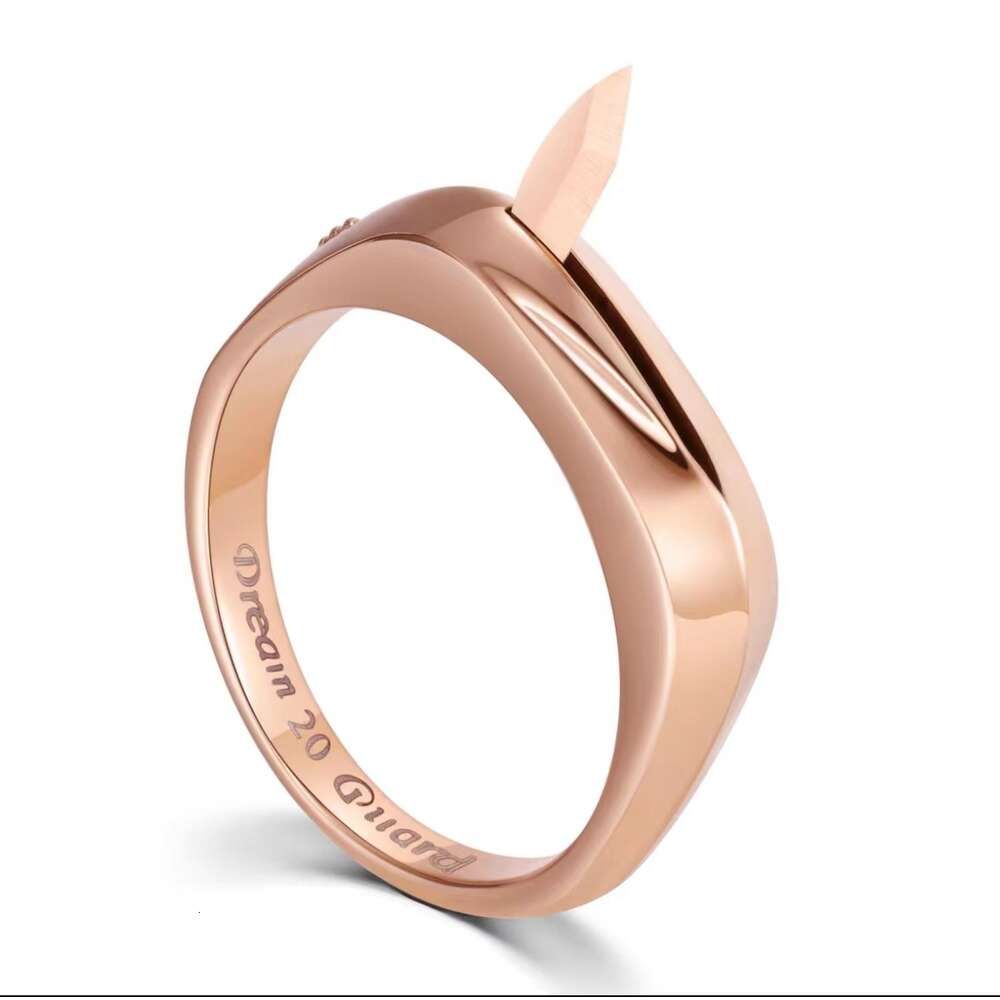 Size 17 titanium steel) Rose Gold