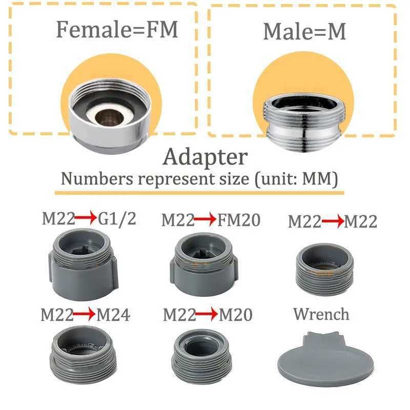 6-delige adapterset