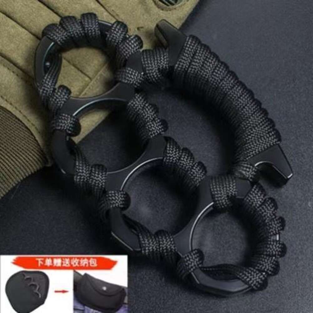 Hard Iron Black Thickened Rope Wrap