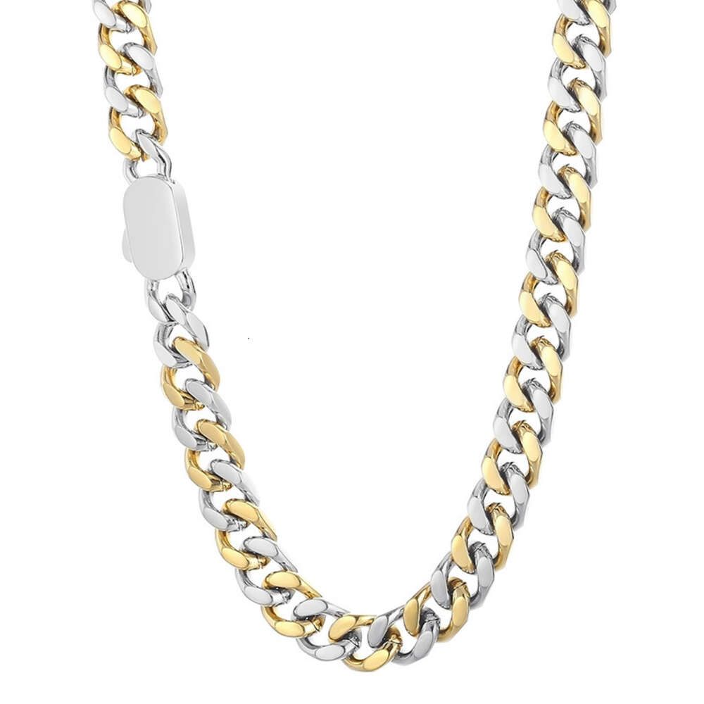 Gold Necklace 8mm 45cm=kn231588-z