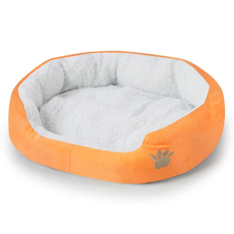 Cor: cama de cachorro laranja Tamanho: 45x40x11cm