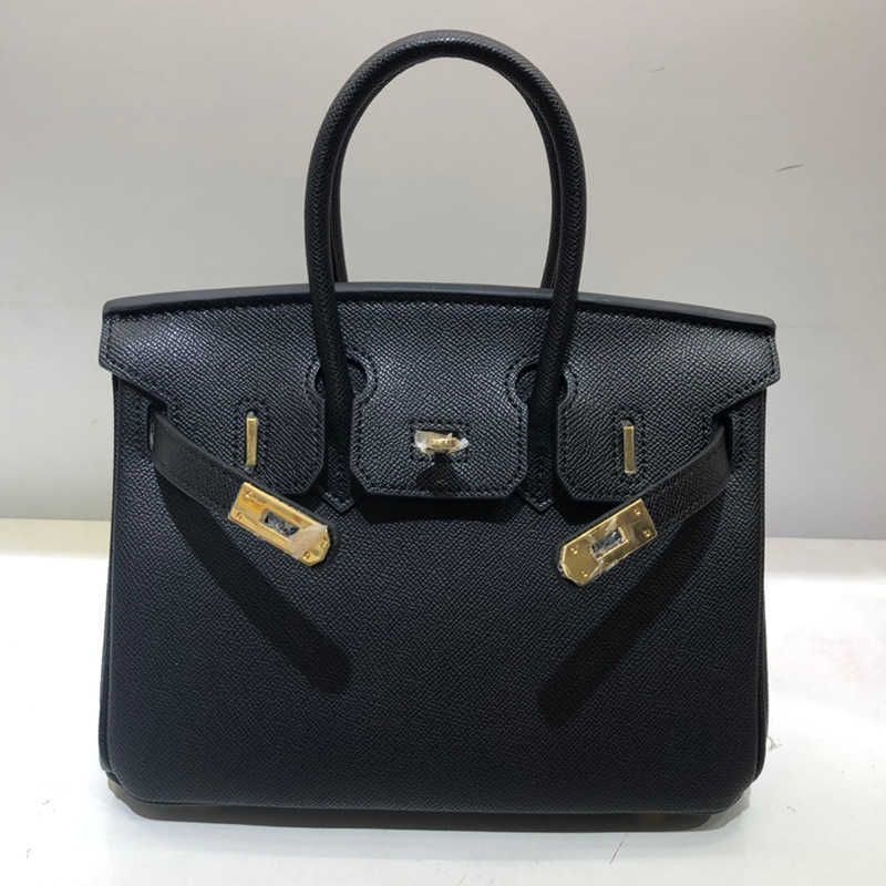 Palm Pattern Platinum Bag Black Gold