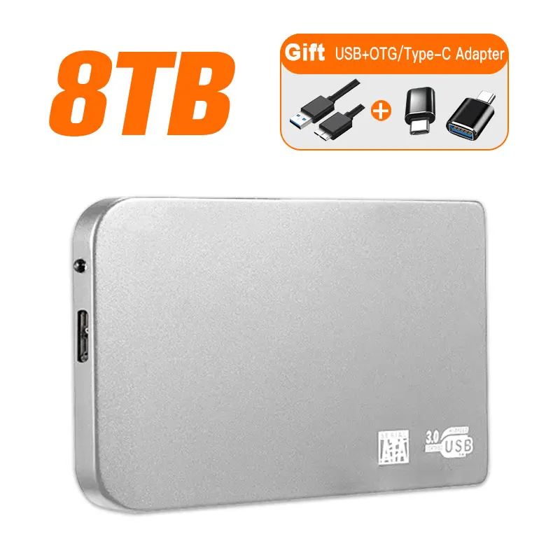 Kleur: Zilver 8TB