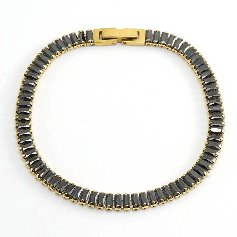 Pulseira Tênis Preto-19cm