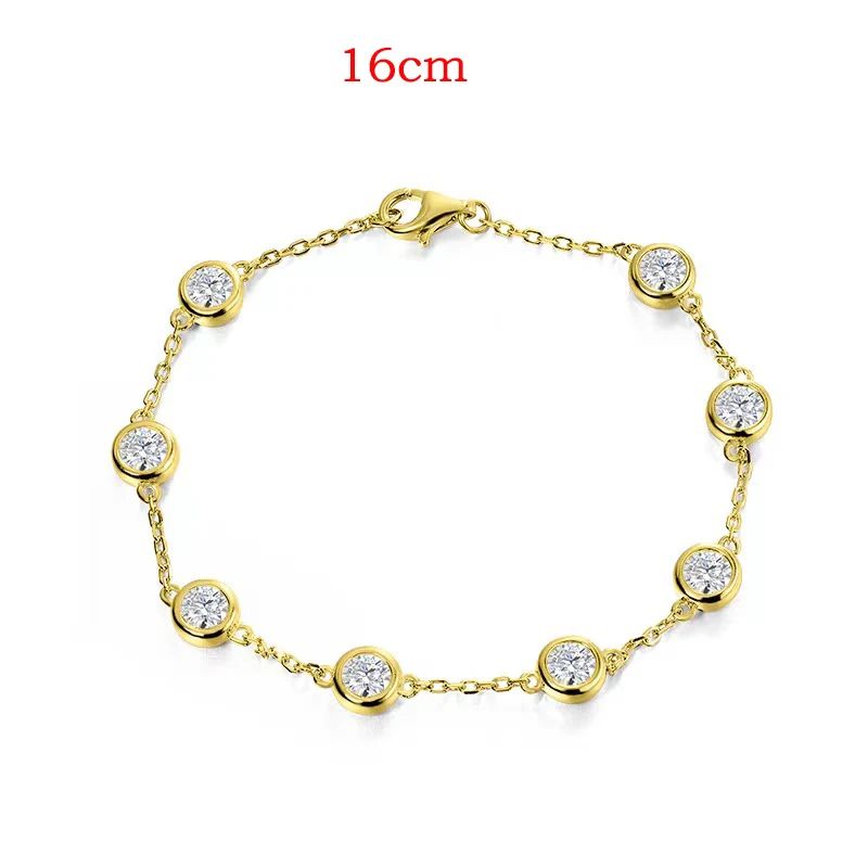 Gem Color:gold 16cm 8 stones