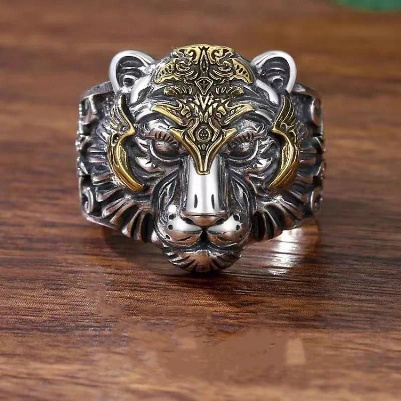 Antique Silver tiger