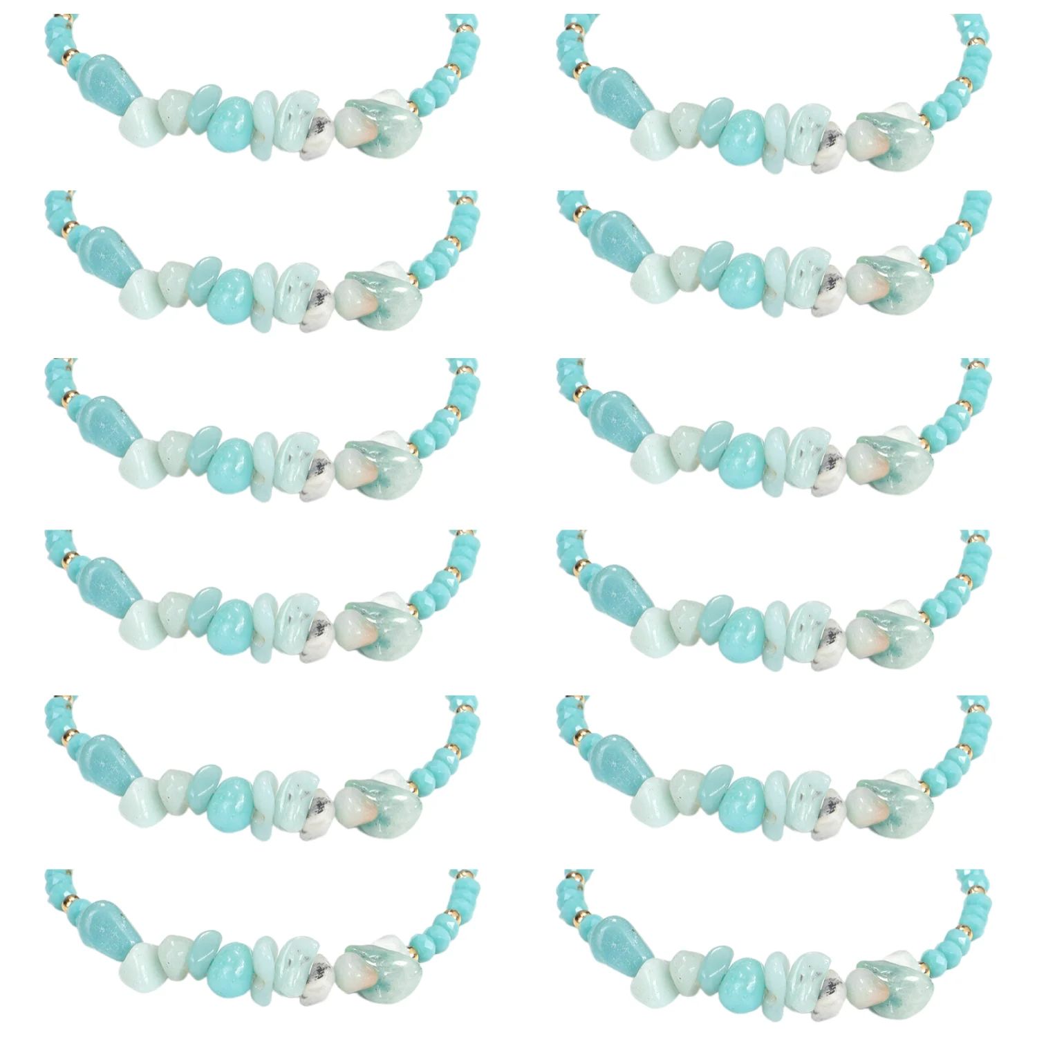 Metal Color:Amazonalite