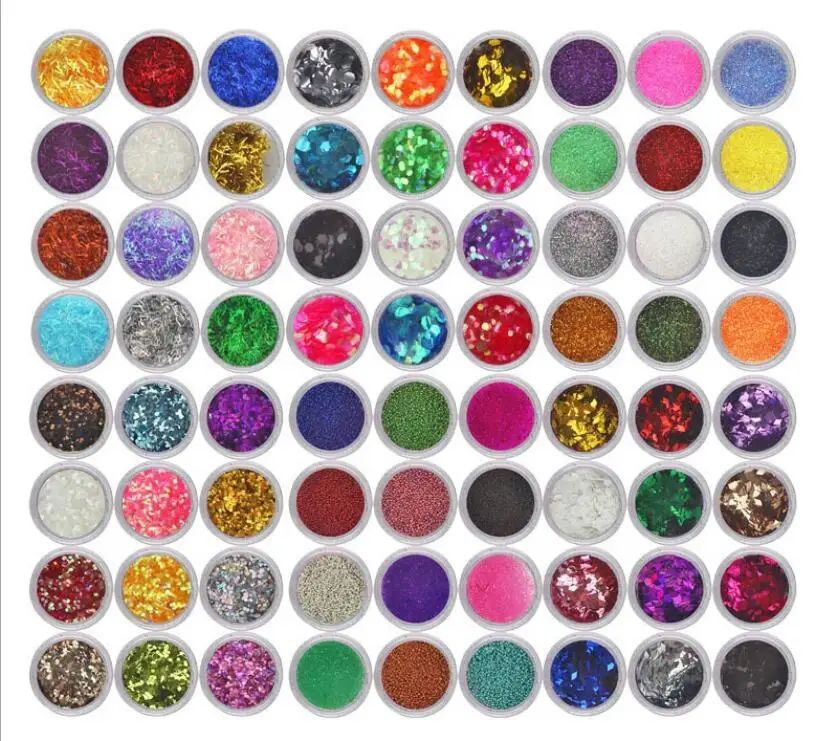 Kleur: ALLEEN 72 stuks glitter